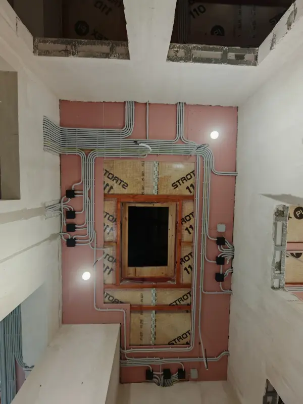 Электромонтажные работы в жилом доме 100 кв. м в с. Орловка, г. Севастополь